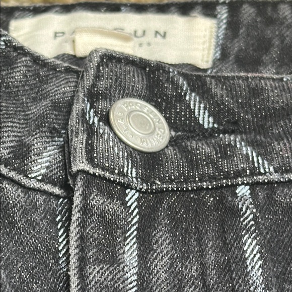 Pacsun Junior's Size 26 or 3 Pacsun Black Denim with White Strips GUC - Picture 5 of 8